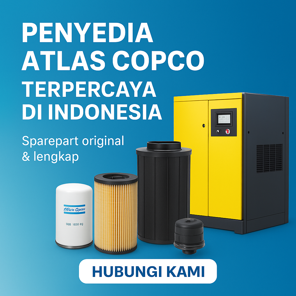 Penyedia Sparepart Atlas Copco di Indonesia: Pilihan Terbaik untuk Kebutuhan Industri