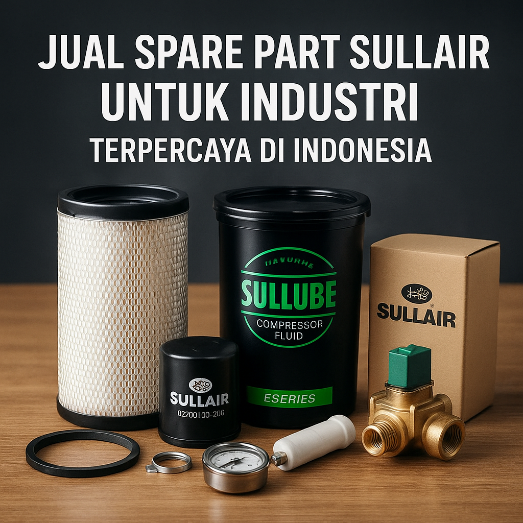 Jual Spare Part Sullair untuk Industri: Terpercaya di Indonesia