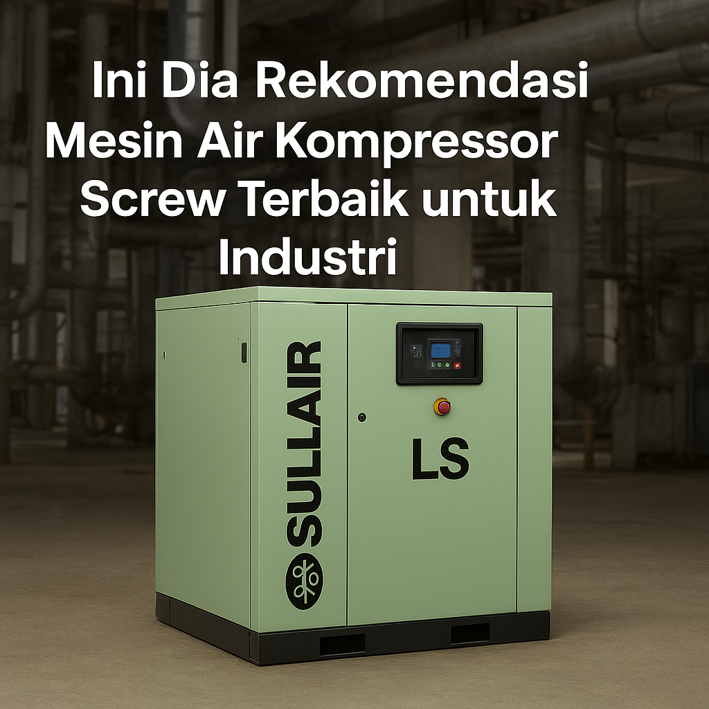 Ini Dia Rekomendasi Mesin Air Kompressor Screw Terbaik untuk Industri