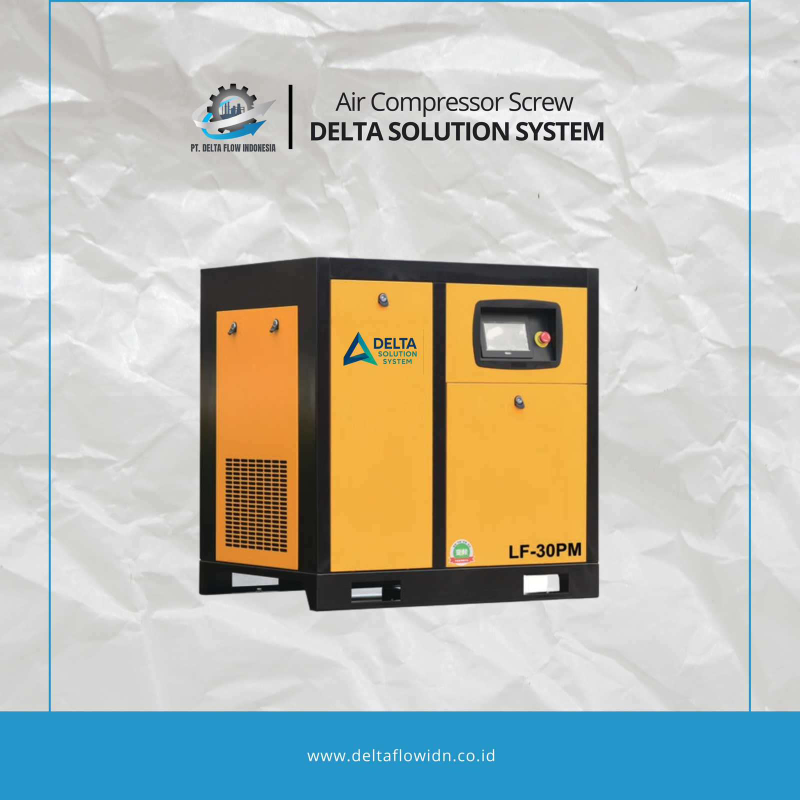 Air Compressor Screw Delta Solution System 10Kw 10Bar