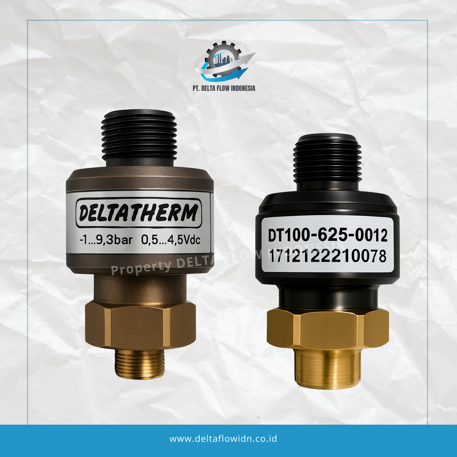 Pressure Transducer Sensor DT100-625-0012 Serial Number 171212210078