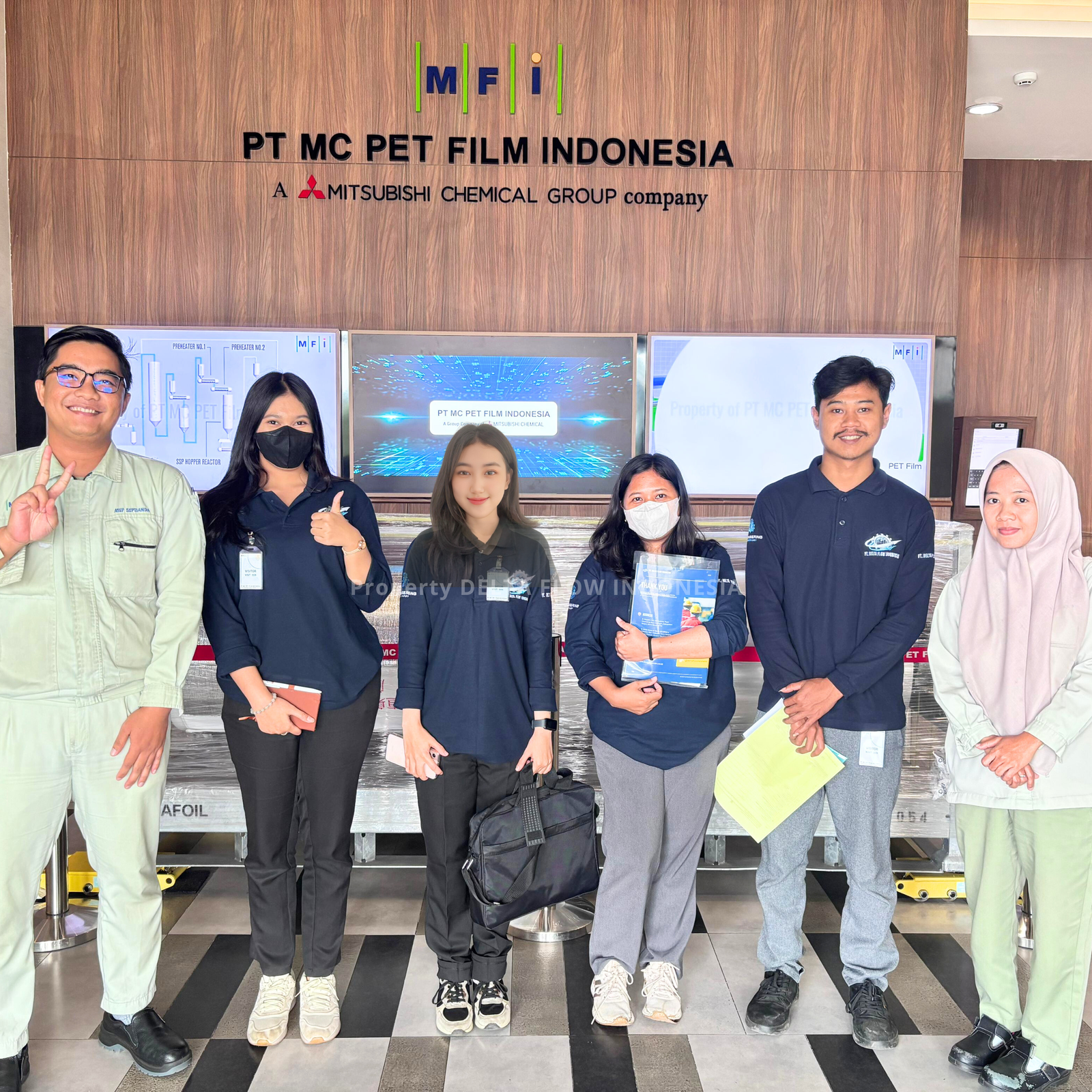 PT Delta Flow Indonesia Melakukan Visit ke PT MC PET FILM INDONESIA